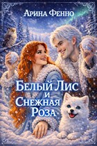 Белый лис и снежная роза